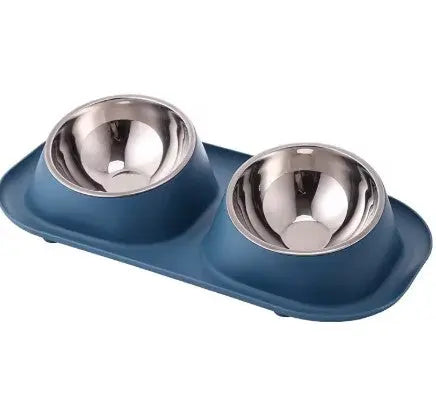 Gamelle Double en acier inoxydable pour chat Shop1103305562 Store