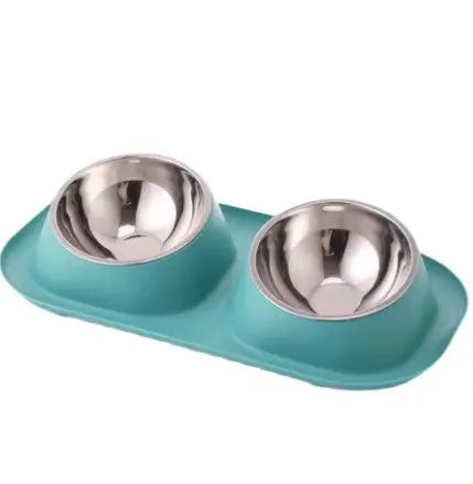 Gamelle Double en acier inoxydable pour chat Shop1103305562 Store