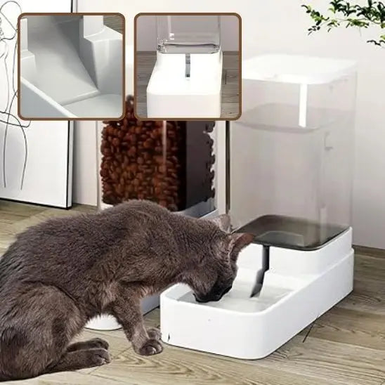 Distributeur de croquettes et d'eau pour Chat PetStar Store