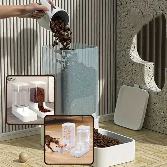 Distributeur de croquettes et d'eau pour Chat PetStar Store