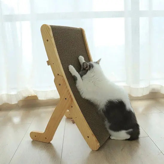 Griffoir en bois pour chat Qlfyuu Official Store