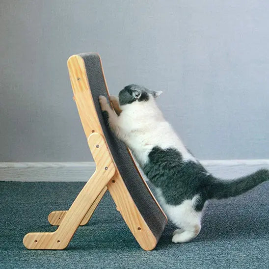 Griffoir en bois pour chat Qlfyuu Official Store