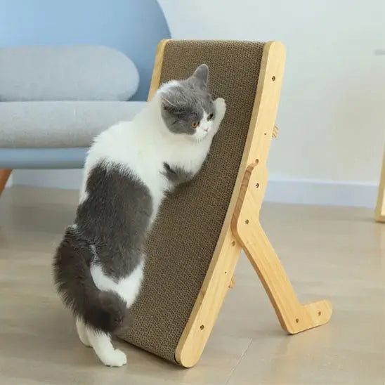 Griffoir en bois pour chat Qlfyuu Official Store