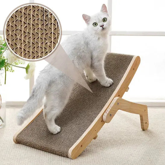 Griffoir en bois pour chat Qlfyuu Official Store