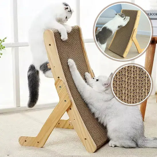 Griffoir en bois pour chat Qlfyuu Official Store