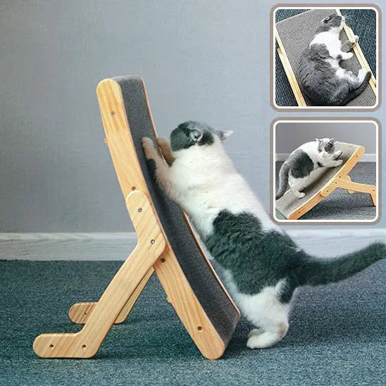 Griffoir en bois pour chat Qlfyuu Official Store