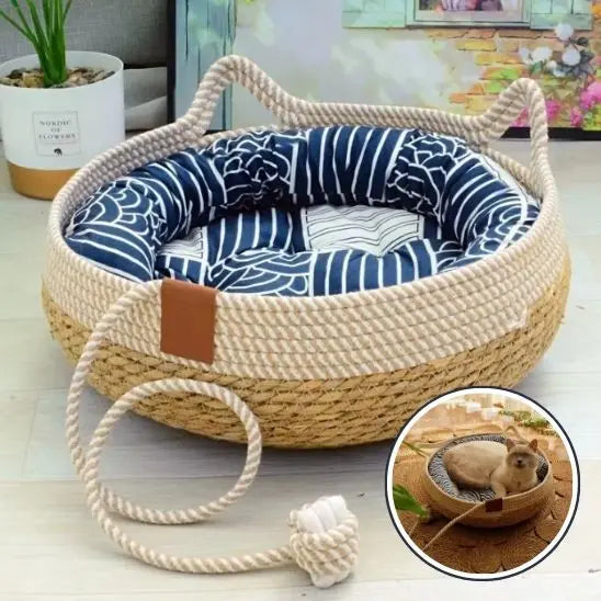 Lit tissé confortable pour chat PETBENEFIT Ali Store
