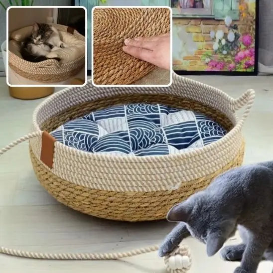 Lit tissé confortable pour chat PETBENEFIT Ali Store