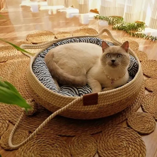 Lit tissé confortable pour chat PETBENEFIT Ali Store