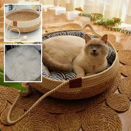Lit tissé confortable pour chat PETBENEFIT Ali Store