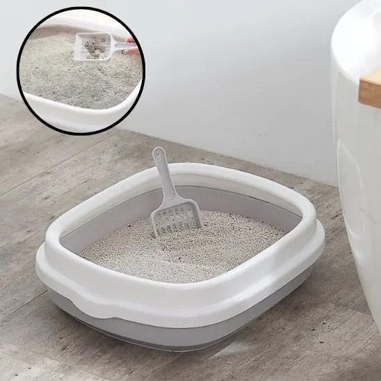 Litière Anti-Éclaboussures pour Chat LEEPEE Global Store
