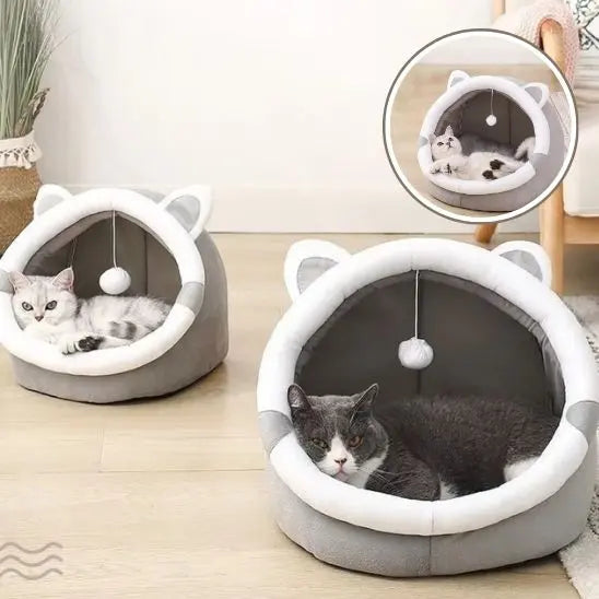 Lit Doux et Chaud en forme de Chat Dang Pet Life Store