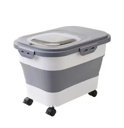 Conteneur de stockage de nourriture pliable pour chat AngelCity Clothes Store