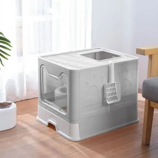 Litière pour Chat Pliable avec couvercle BingoPaw Store