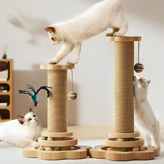Arbre à chat avec balle suspendue Life Power Store