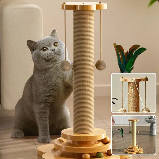 Arbre à chat avec balle suspendue Life Power Store