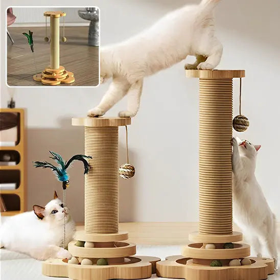 Arbre à chat avec balle suspendue Life Power Store
