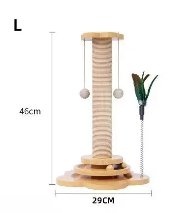 Arbre à chat avec balle suspendue Life Power Store