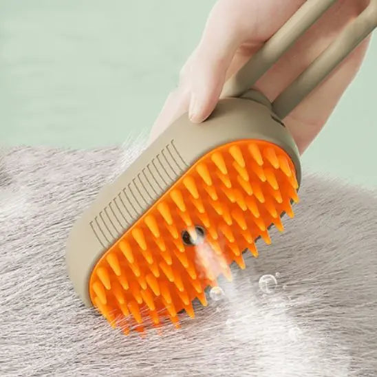 Brosse pour chat à vapeur Pet Clothing Store