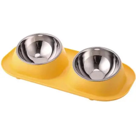 Gamelle Double en acier inoxydable pour chat Shop1103305562 Store