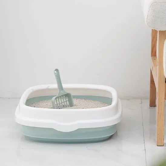 Litière Anti-Éclaboussures pour Chat LEEPEE Global Store
