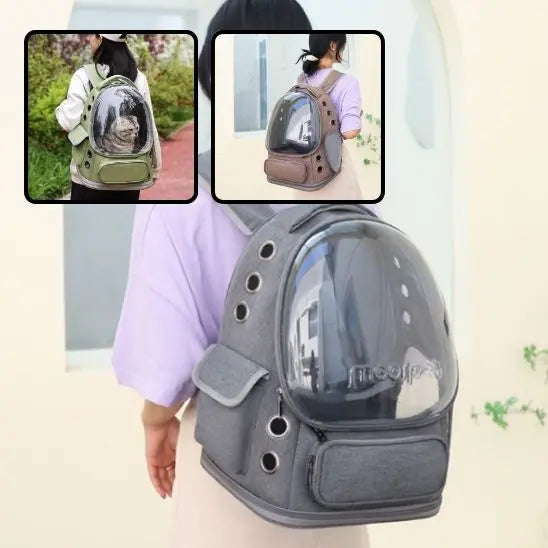 Sac à Dos Transparent pour Chat pawstrip Official Store