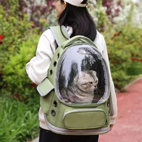 Sac à Dos Transparent pour Chat pawstrip Official Store