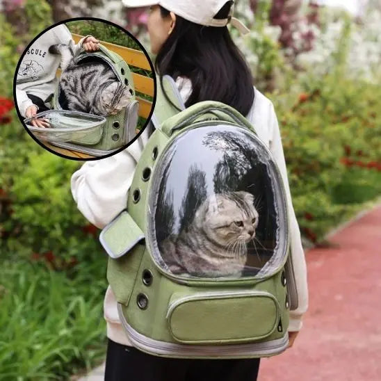 Sac à Dos Transparent pour Chat pawstrip Official Store