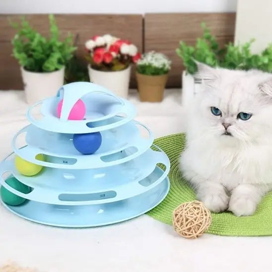 Tour pour chat 4 étages, Jouet Intéractif YiHong Kuchi Store