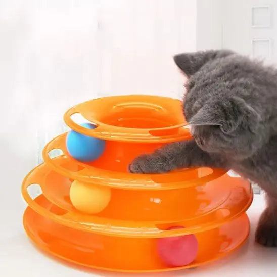 Tour pour chat 4 étages, Jouet Intéractif YiHong Kuchi Store