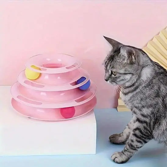 Tour pour chat 4 étages, Jouet Intéractif YiHong Kuchi Store