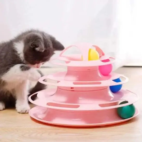 Tour pour chat 4 étages, Jouet Intéractif YiHong Kuchi Store