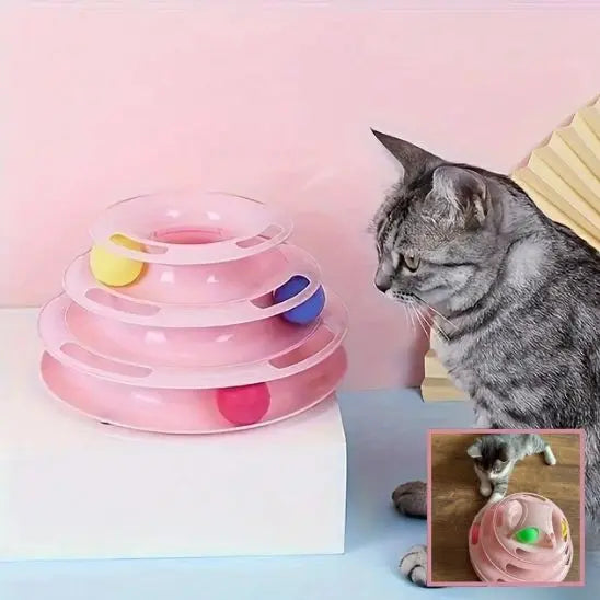 Tour pour chat 4 étages, Jouet Intéractif YiHong Kuchi Store